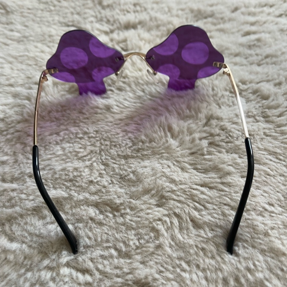 Mushroom Rimless Rave Glasses - Picture 2 of 2